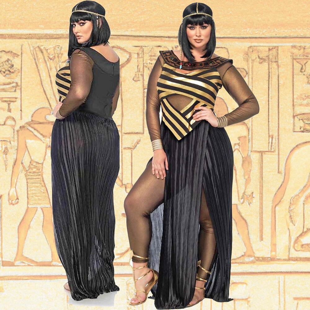 Nile Queen Costume Womens Plus Sizes 1x 2x 3x 4x Halloween Cosplay Roleplay